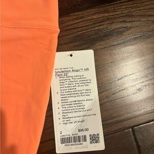 Lululemon Align HR Pant 25”